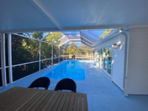 Stunning single family home with private pool on the quiet south end of Fort Myers Beach